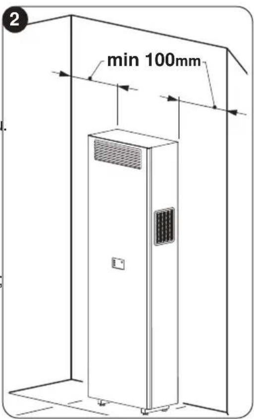 OLIMPIA SPLENDID Unico Vertical 35 HP - - WYBóR POZYCJI JEDNOSTKI - 1