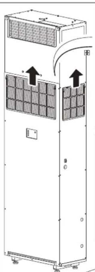 OLIMPIA SPLENDID Unico Vertical 35 HP - - Cleaning the air filter - 2