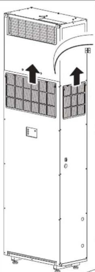 OLIMPIA SPLENDID Unico Vertical 35 HP - - A levegőszűrő tisztlítása - 2