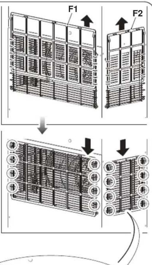 OLIMPIA SPLENDID Unico Vertical 35 HP - - Cleaning the air filter - 3