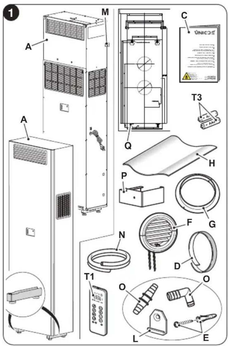 OLIMPIA SPLENDID Unico Vertical 35 HP - - LISTADOSTARCZONYCHKOMPONENTOW - 1