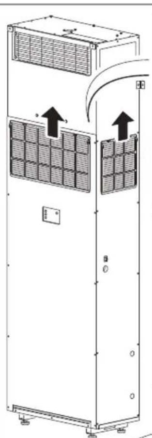 OLIMPIA SPLENDID Unico Vertical 35 HP - Denna typ avprodukter kan gora att plastytorna gär sönder eller deformeras. - 2