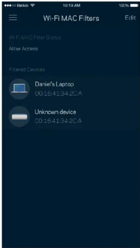 LINKSYS Atlas Pro 6 MX5502 - Filtros MAC Wi-Fi - 1