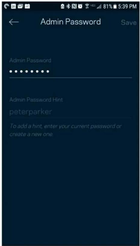 LINKSYS Atlas Pro 6 MX5502 - Contraseña del administrador de Velop - 1