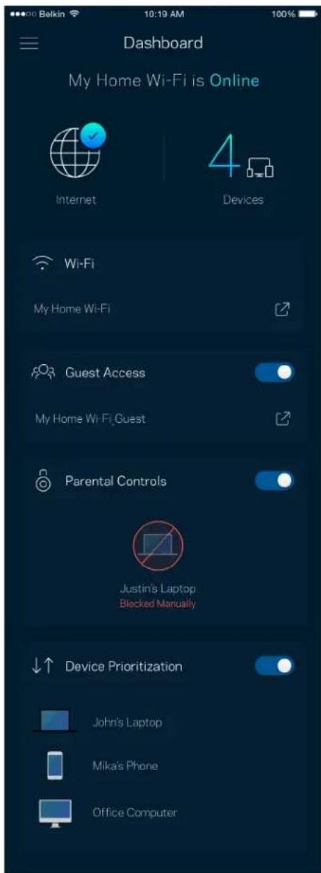 LINKSYS Atlas Pro 6 MX5502 - Dashboard - 1