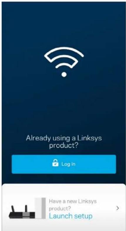 LINKSYS Atlas Pro 6 MX5502 - Zaloguj sie do applikazioni Linksys - 1
