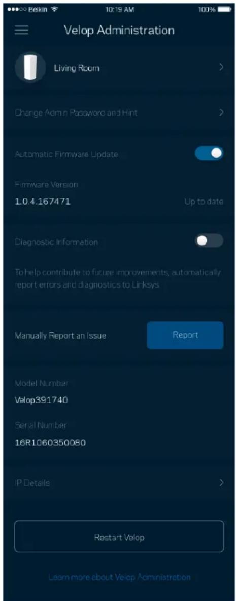 LINKSYS Atlas Pro 6 MX5502 - Velop Administration (Διαχείρισην Velop) - 1