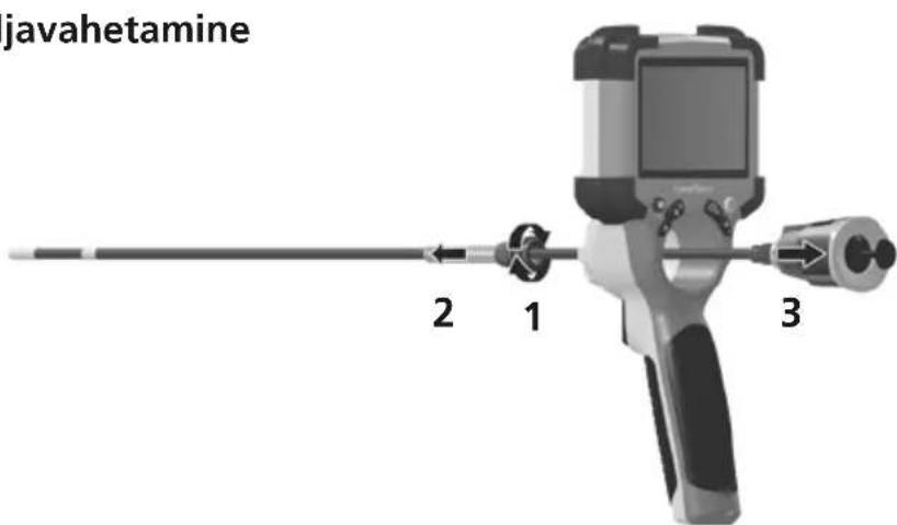 Laserliner InspectorCamera 3DX - Kaameramooduli väljavahetamine - 1