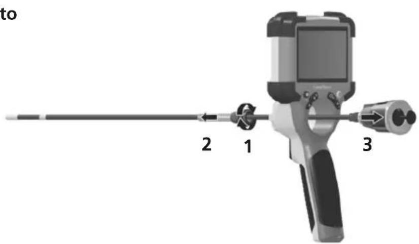 Laserliner InspectorCamera 3DX - Kamerayksikon vaihto - 1