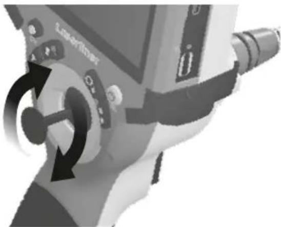 Laserliner InspectorCamera 3DX - Ausrichten des Kamerakopfes - 1
