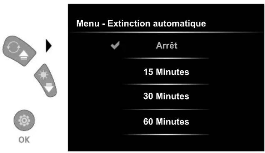 Laserliner VideoInspector XXL - Einstellungsmodus: Extinction automatique - 1