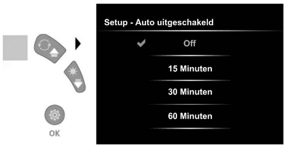 Laserliner VideoInspector XXL - Instellingsmodus: Automatische uitschakeling - 1