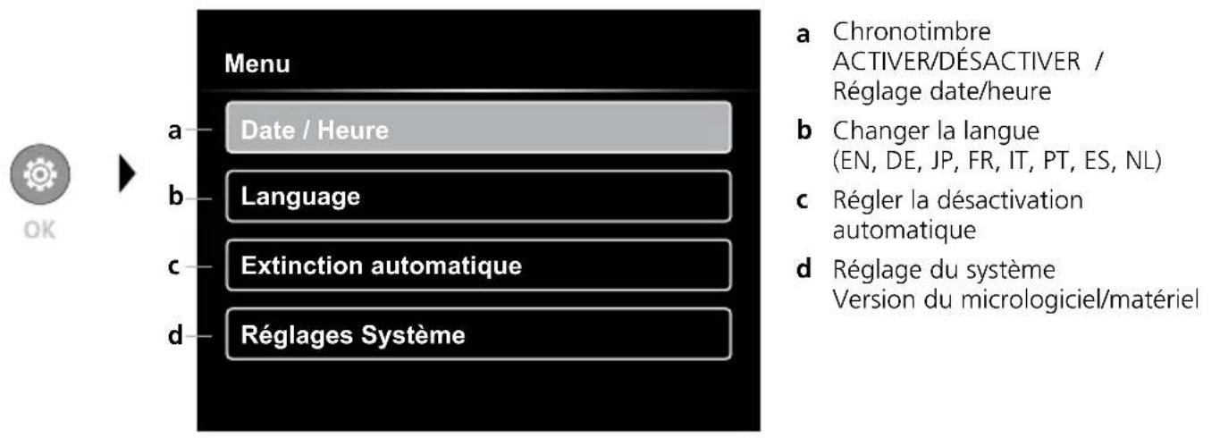 Laserliner VideoInspector XXL - Mode de réglage - 1
