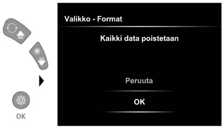 Laserliner VideoInspector XXL - Asetustila: SD-kortin alustaminen - 1