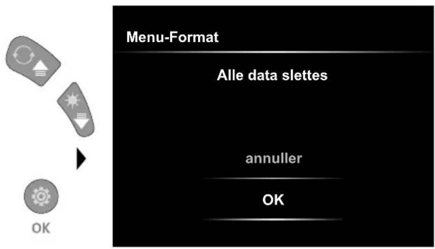 Laserliner VideoInspector XXL - Indstillingsmodus: Formatering af SD-kort - 1