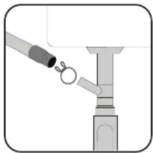 TEKA DFI 46750 - Raccordement du conduit d'évacuation - 1
