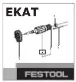 FESTOOL ETS EC 1253 EQ - Pericolo di lesioni, scossa elettrica - 2