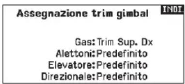 SPEKTRUM NX7e+ - Posizione trim - 1