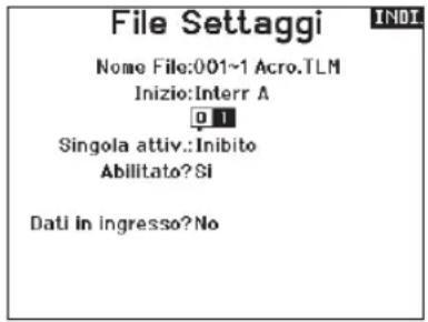 SPEKTRUM NX7e+ - Dati di ingresso - 1