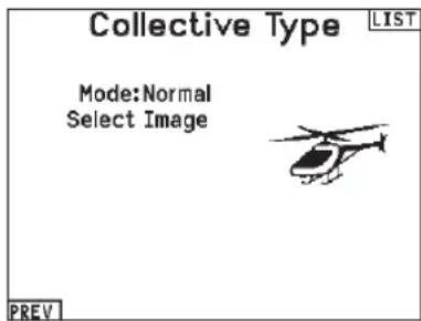SPEKTRUM NX7e+ - Collective Type (System Setup) - 1