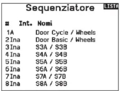 SPEKTRUM NX7e+ - Sequenziatore (azioni in sequenza) - 1