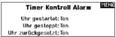 SPEKTRUM NX7e+ - Timer Schalt und Kontroll Alarme - 4