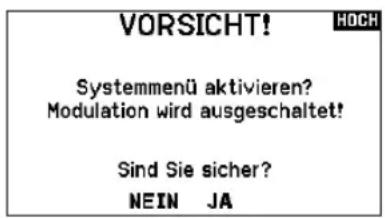 SPEKTRUM NX7e+ - Systemeinstellung - 2