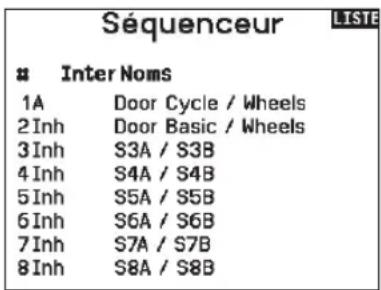 SPEKTRUM NX7e+ - Séquenceur - 1