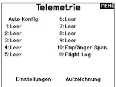 SPEKTRUM NX7e+ - So nutzen Sie die Auto Konfiguration: - 1