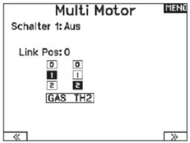SPEKTRUM NX7e+ - Multi Motor Kontrolle (Systemeinstellung) - 2