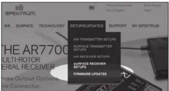 SPEKTRUM NX7e+ - Aggiornamento del firmware Spektrum AirWare - 1