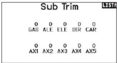 SPEKTRUM NX7e+ - Sub-Trim - 1