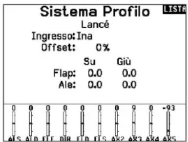 SPEKTRUM NX7e+ - Sistema camber (Lista funzioni) - 1