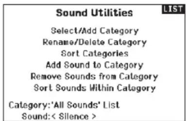 SPEKTRUM NX7e+ - Sound Utilities - 1