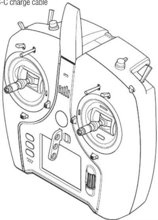 SPEKTRUM NX7e+ - BOX CONTENTS SPECIFICATIONS - 1