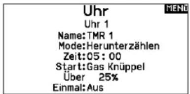 SPEKTRUM NX7e+ - Timer Schalt und Kontroll Alarme - 1