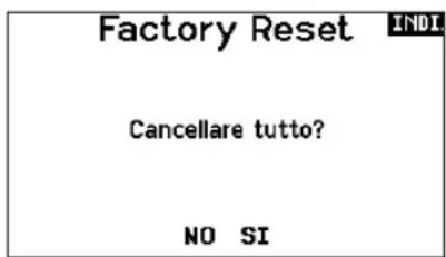 SPEKTRUM NX7e+ - Reset di fabbrica - 1