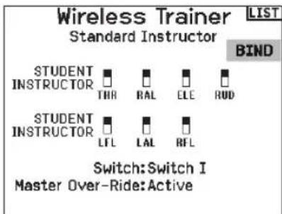SPEKTRUM NX7e+ - Binding the Student Transmitter To the Instructor Transmitter - 1