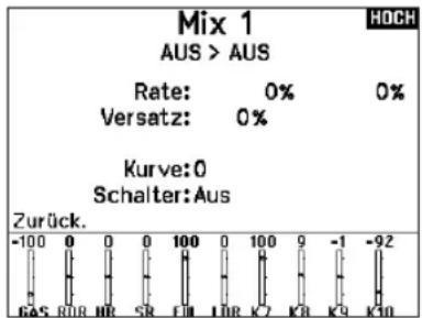 SPEKTRUM NX7e+ - Kurve (Seite) - 1