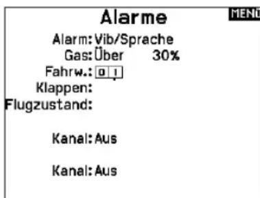 SPEKTRUM NX7e+ - Alarme - 1