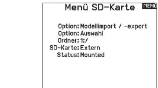 SPEKTRUM NX7e+ - Modell sichern - 1