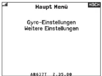 SPEKTRUM NX7e+ - Vorwärtsprogrammierung - 1