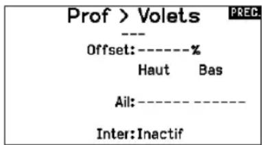 SPEKTRUM NX7e+ - Volets vers Profondeur - 4