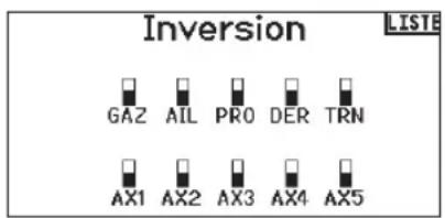 SPEKTRUM NX7e+ - Inversion de la direction - 1