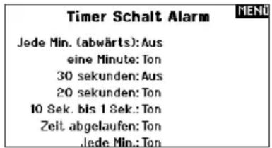 SPEKTRUM NX7e+ - Timer Schalt und Kontroll Alarme - 3