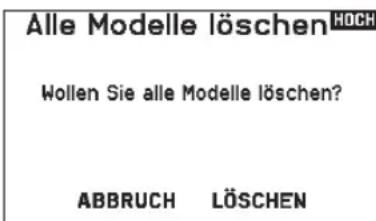 SPEKTRUM NX7e+ - Alle Modelle löschen - 1