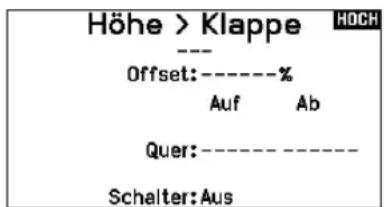 SPEKTRUM NX7e+ - Klappe zu Höhenruder - 4