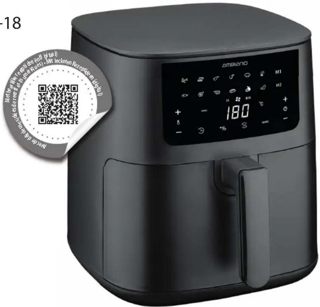 Ambiano GTAF18 - Heißluftfritteuse Friteuse à air chaud Heteluchtfriteuse - 1