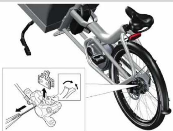Urban Arrow Tender 1000 - Réglage du frein à disque - 3