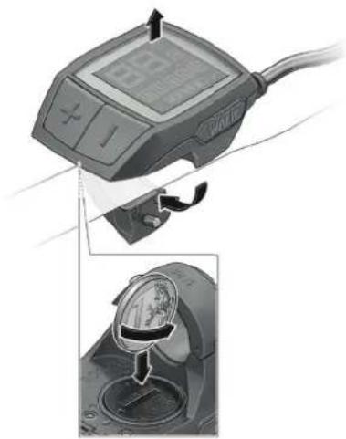 Urban Arrow Tender 1000 - Changing the battery of the Purion display - 1